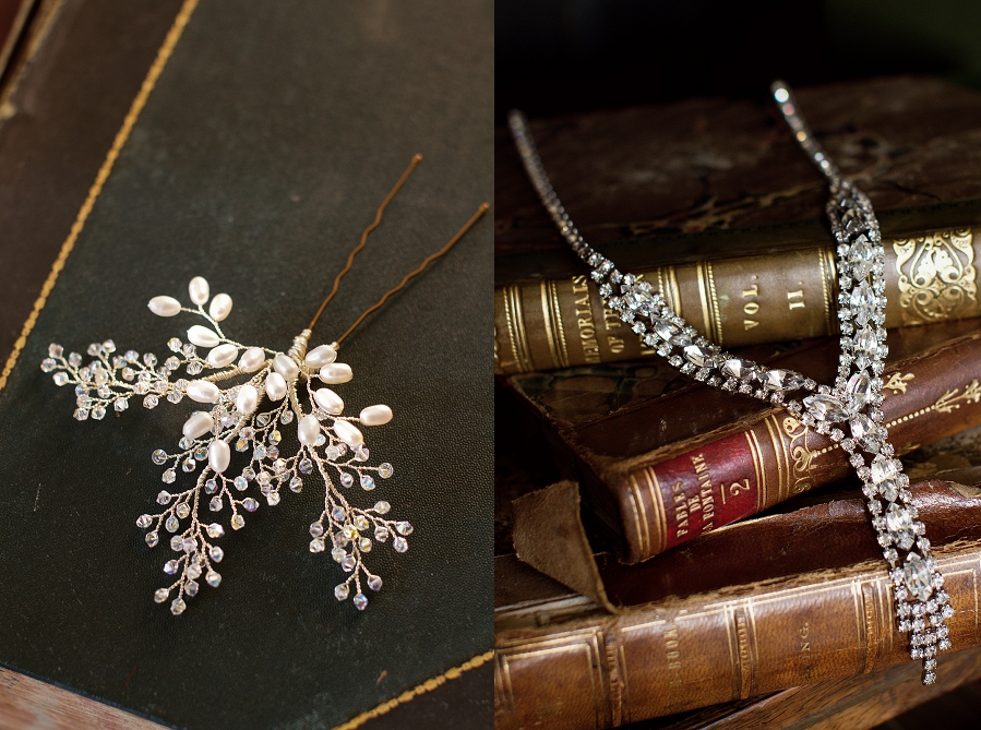 Hanbury Manor Bridal Shoot 1920s wedding inspiration intage Wedding Hair Accessories